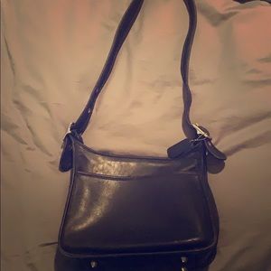 Vintage black Coach crossbody bag